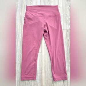 Lululemon Align Crop 21" So Merlot